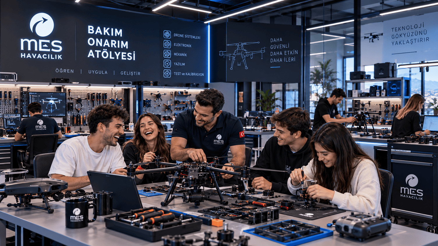 Drone bileşenleri ve teknik çalışma ortamı